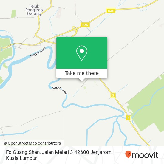 Fo Guang Shan, Jalan Melati 3 42600 Jenjarom map
