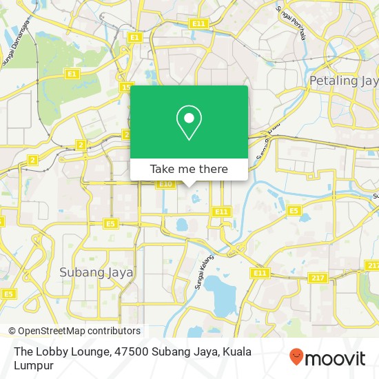 The Lobby Lounge, 47500 Subang Jaya map