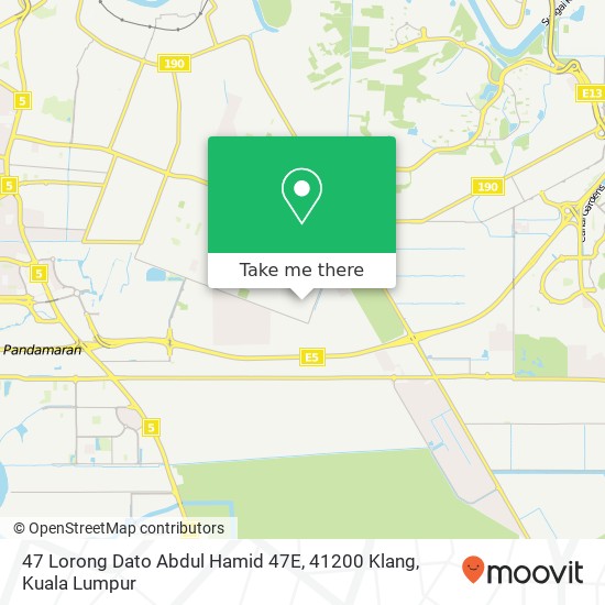 47 Lorong Dato Abdul Hamid 47E, 41200 Klang map