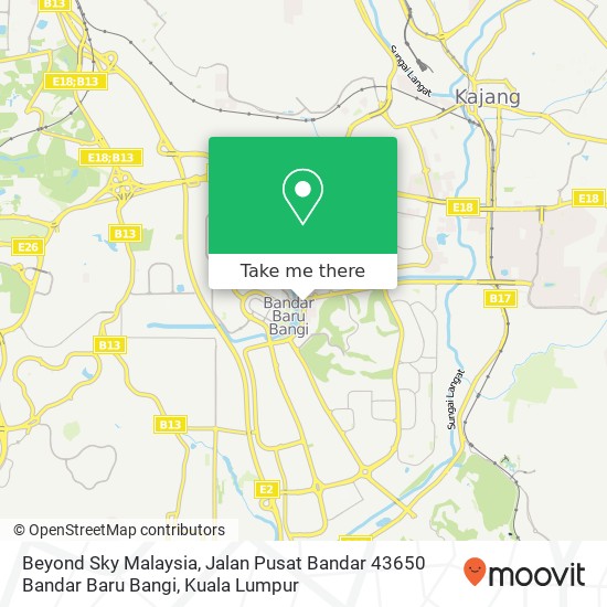 Beyond Sky Malaysia, Jalan Pusat Bandar 43650 Bandar Baru Bangi map