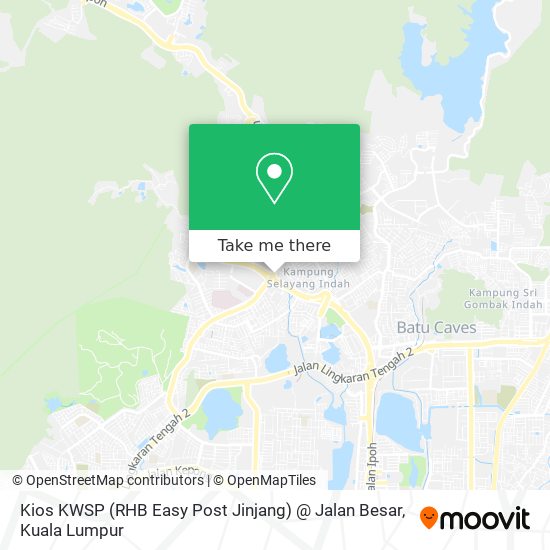 Kios KWSP (RHB Easy Post Jinjang) @ Jalan Besar map
