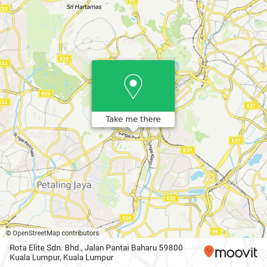 Rota Elite Sdn. Bhd., Jalan Pantai Baharu 59800 Kuala Lumpur map