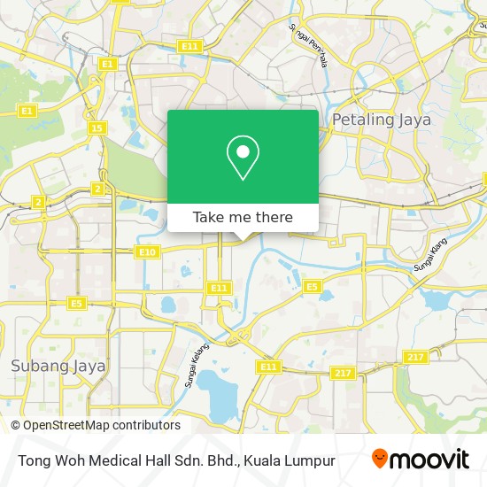 Tong Woh Medical Hall Sdn. Bhd. map