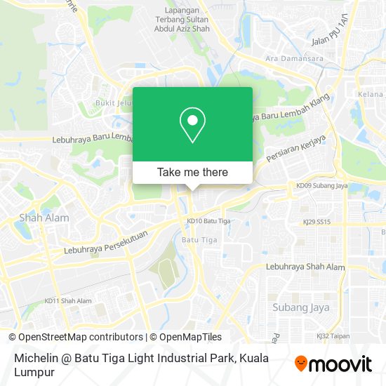 Michelin @ Batu Tiga Light Industrial Park map