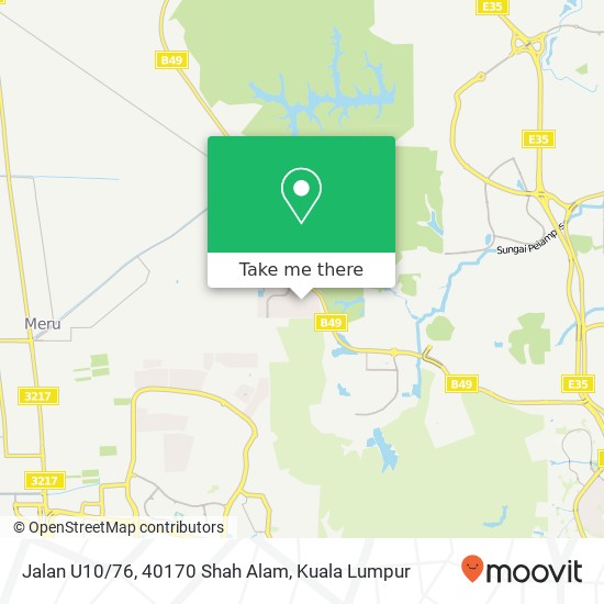 Jalan U10/76, 40170 Shah Alam map
