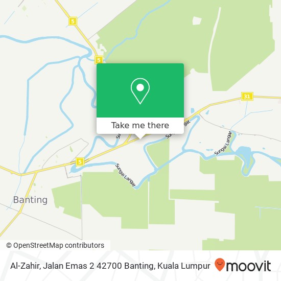 Al-Zahir, Jalan Emas 2 42700 Banting map