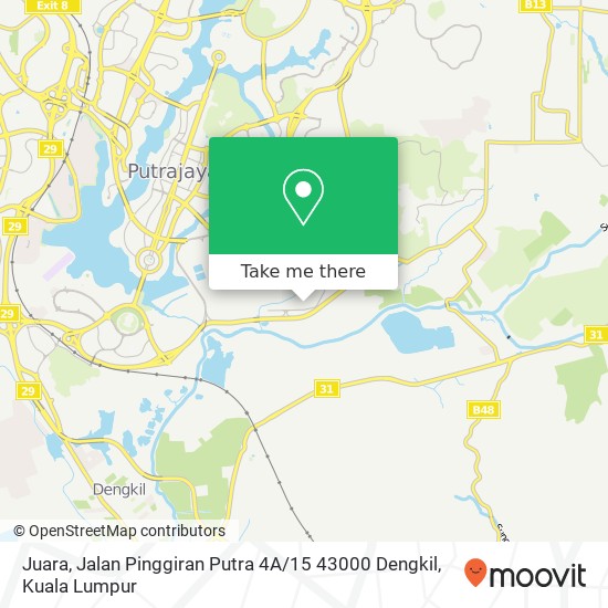 Juara, Jalan Pinggiran Putra 4A / 15 43000 Dengkil map