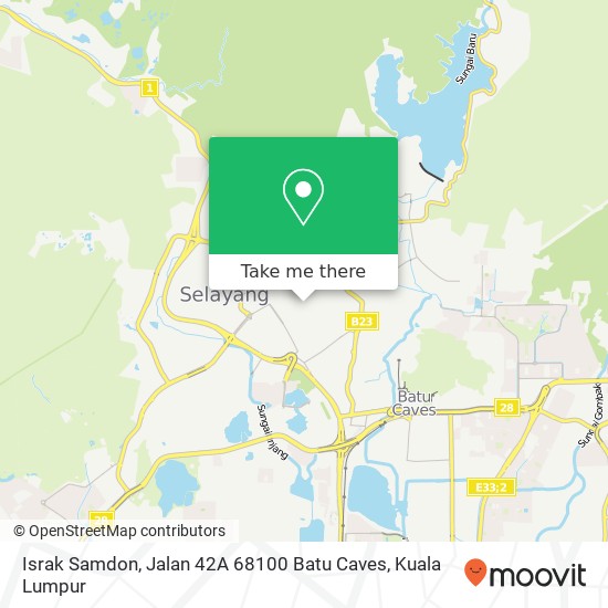 Israk Samdon, Jalan 42A 68100 Batu Caves map