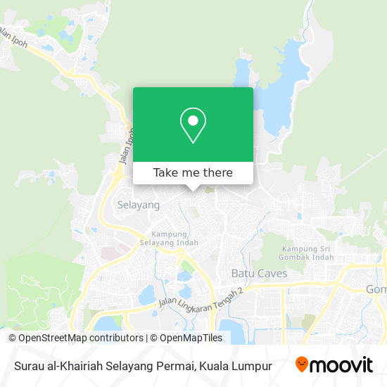 Surau al-Khairiah Selayang Permai map