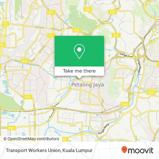 Transport Workers Union map