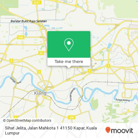 Sihat Jelita, Jalan Mahkota 1 41150 Kapar map