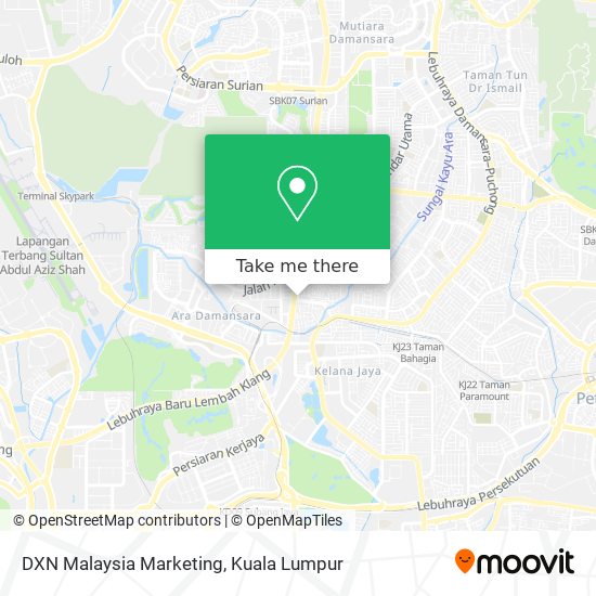 Peta DXN Malaysia Marketing