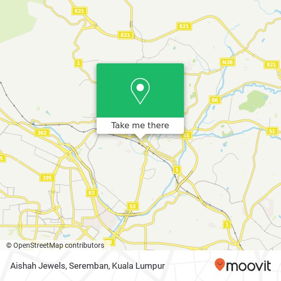 Aishah Jewels, Seremban map