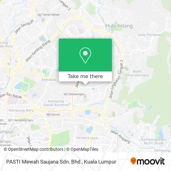 PASTI Mewah Saujana Sdn. Bhd. map