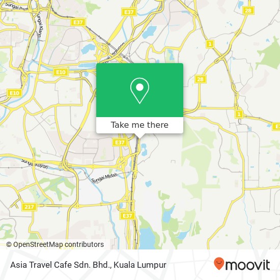 Asia Travel Cafe Sdn. Bhd. map