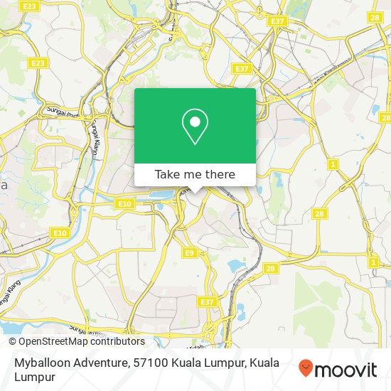 Myballoon Adventure, 57100 Kuala Lumpur map