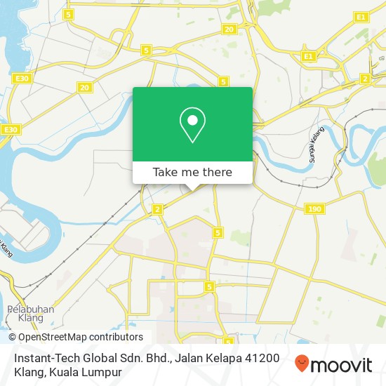 Instant-Tech Global Sdn. Bhd., Jalan Kelapa 41200 Klang map