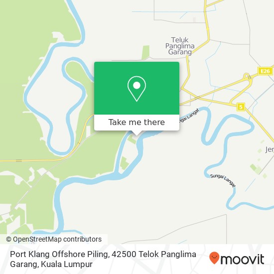 Peta Port Klang Offshore Piling, 42500 Telok Panglima Garang