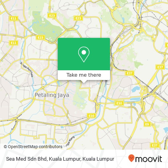 Sea Med Sdn Bhd, Kuala Lumpur map