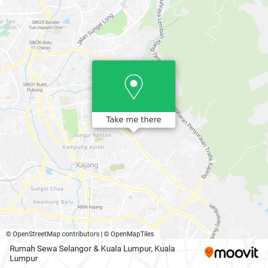 Rumah Sewa Selangor & Kuala Lumpur map