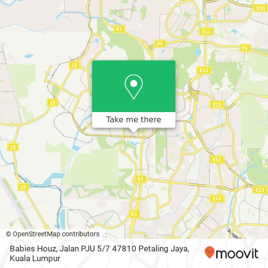 Babies Houz, Jalan PJU 5 / 7 47810 Petaling Jaya map