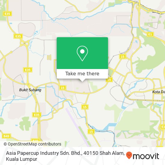 Peta Asia Papercup Industry Sdn. Bhd., 40150 Shah Alam