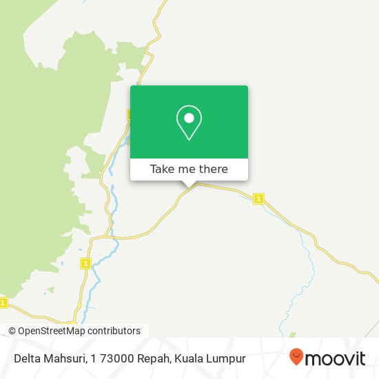 Peta Delta Mahsuri, 1 73000 Repah