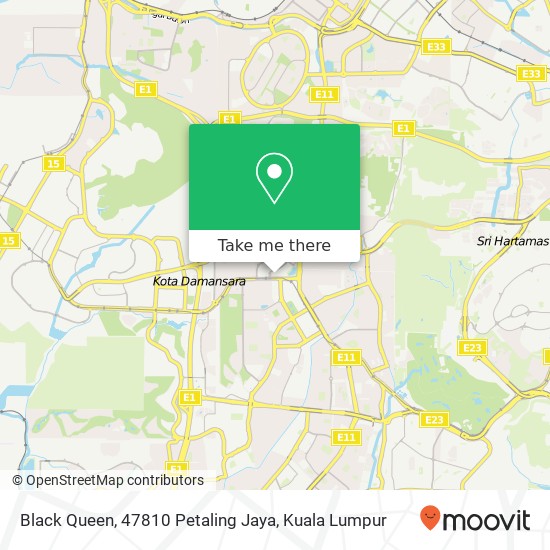 Black Queen, 47810 Petaling Jaya map