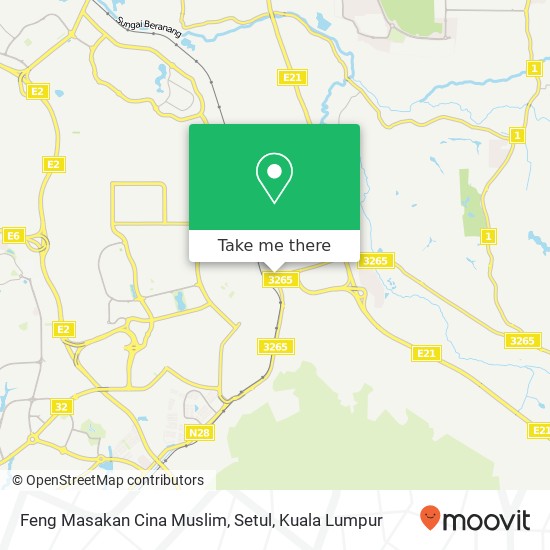 Feng Masakan Cina Muslim, Setul map