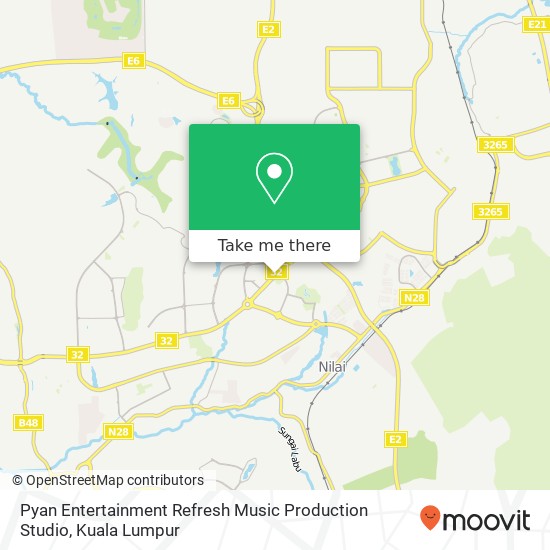 Pyan Entertainment Refresh Music Production Studio map