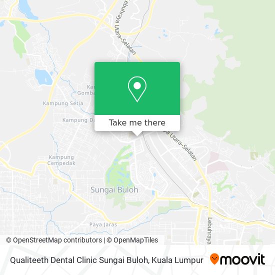 Peta Qualiteeth Dental Clinic Sungai Buloh