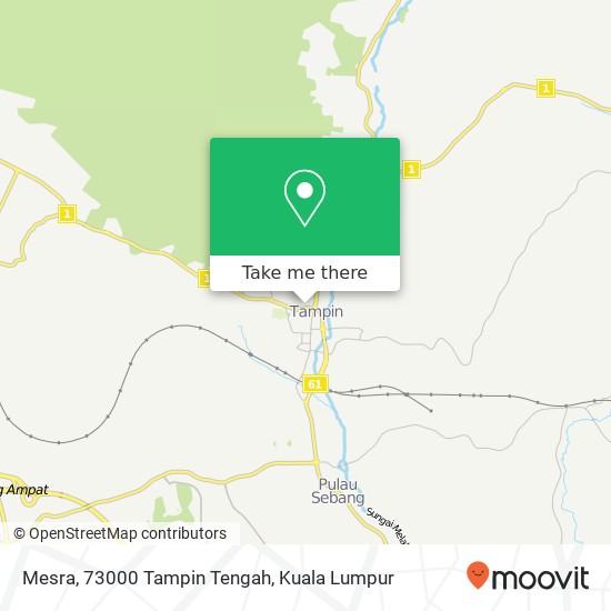 Mesra, 73000 Tampin Tengah map
