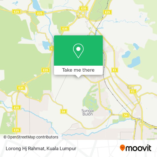 Lorong Hj Rahmat map