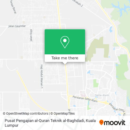 Pusat Pengajian al-Quran Teknik al-Baghdadi map