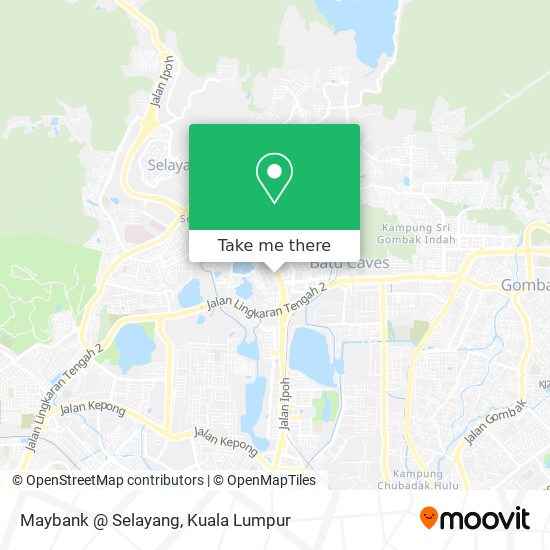 Maybank @ Selayang map