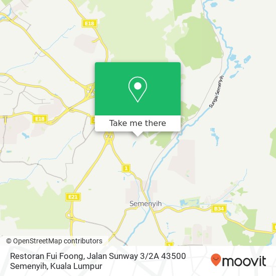 Restoran Fui Foong, Jalan Sunway 3 / 2A 43500 Semenyih map