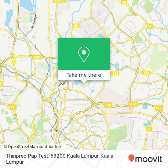 Peta Thinprep Pap Test, 53200 Kuala Lumpur