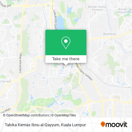 Tabika Kemas Ibnu al-Qayyum map