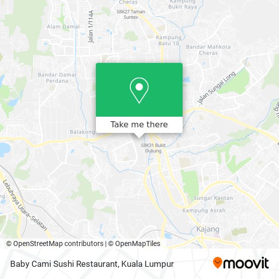 Peta Baby Cami Sushi Restaurant