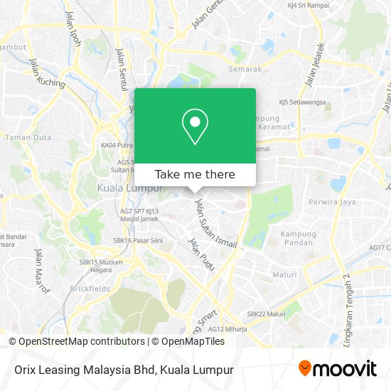 Peta Orix Leasing Malaysia Bhd