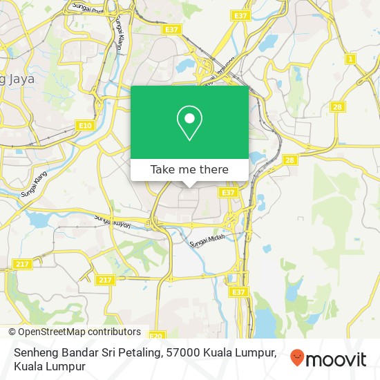 Senheng Bandar Sri Petaling, 57000 Kuala Lumpur map