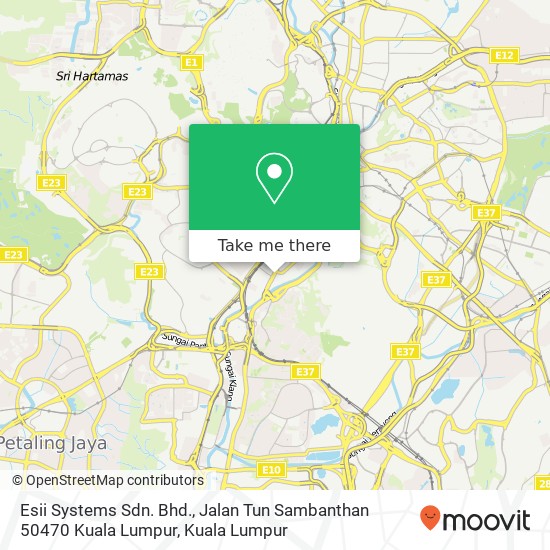Esii Systems Sdn. Bhd., Jalan Tun Sambanthan 50470 Kuala Lumpur map