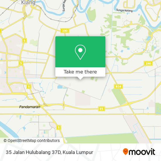 35 Jalan Hulubalang 37D map