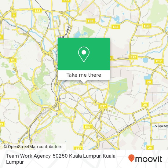 Team Work Agency, 50250 Kuala Lumpur map