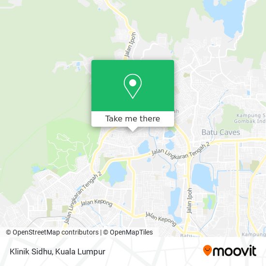 Klinik Sidhu map