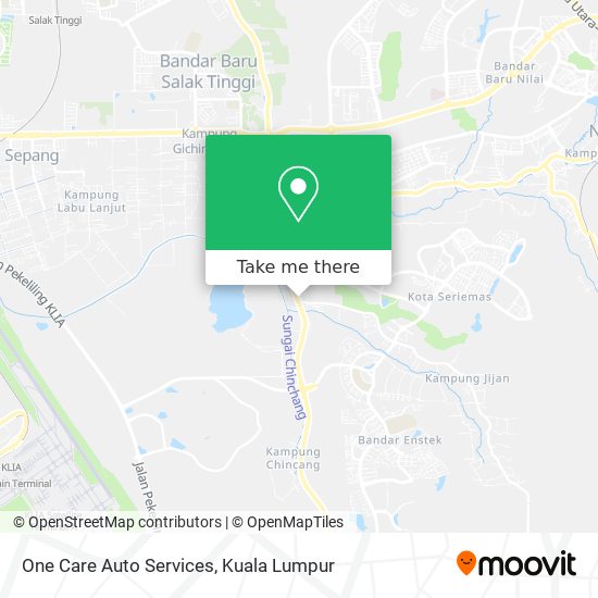 One Care Auto Services map