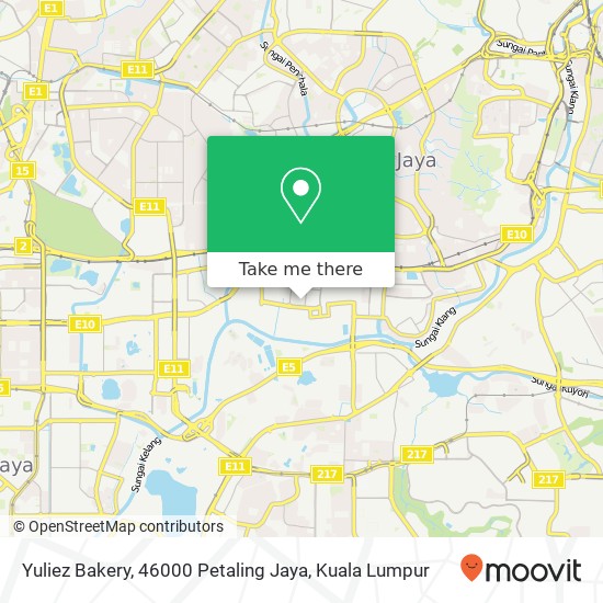 Yuliez Bakery, 46000 Petaling Jaya map