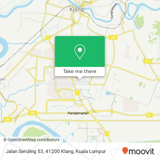 Jalan Seruling 53, 41200 Klang map