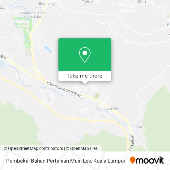 Pembekal Bahan Pertanian Main Lee map