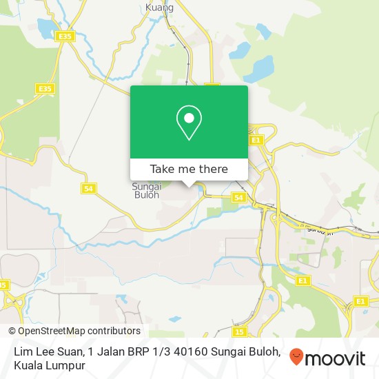 Lim Lee Suan, 1 Jalan BRP 1 / 3 40160 Sungai Buloh map